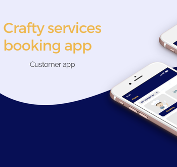 Crafty Services booking - customer app